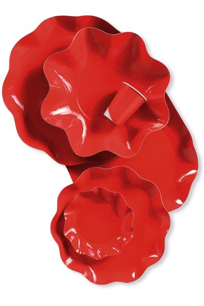 PIATTO FONDO Ø24 cm. ROSSO SCURO EX.TRA. pz.10 5 PIATTO FONDO Ø24 cm. ROSSO SCURO EX.TRA. pz.10