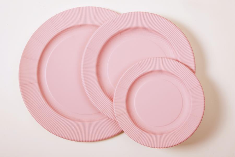 PIATTO PIANO RIGHE ROSE QUARTZ Ex.Tra.™