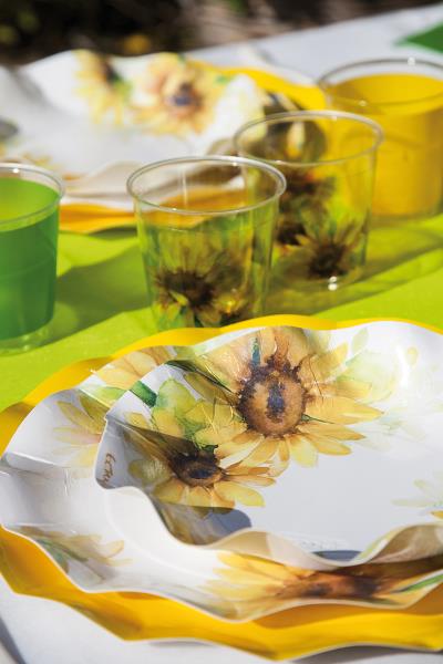 BICCHIERI KRISTALL cc.300 SUNFLOWER Ex.Tra. pz.8 2 BICCHIERI KRISTALL cc.300 SUNFLOWER Ex.Tra. pz.8