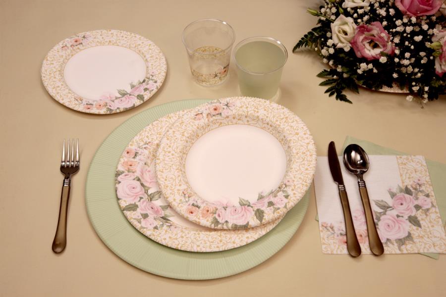 TOVAGLIOLO 33x33 ROSE FLOWER Ex.Tra.™ pz.20 4 TOVAGLIOLO 33x33 ROSE FLOWER Ex.Tra.™ pz.20