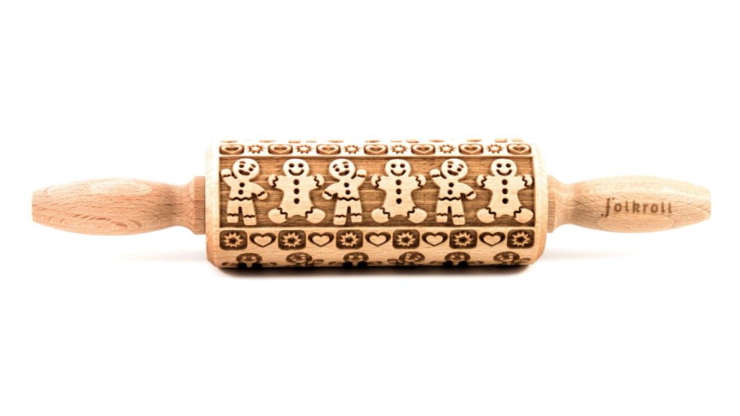 MATTARELLO LEGNO JUNIOR GINGERBREADMAN pz.1 2 MATTARELLO LEGNO JUNIOR GINGERBREADMAN pz.1