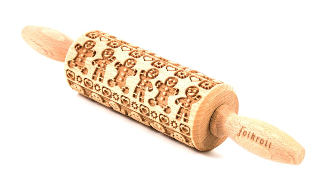 MATTARELLO LEGNO JUNIOR GINGERBREADMAN pz.1 4 MATTARELLO LEGNO JUNIOR GINGERBREADMAN pz.1
