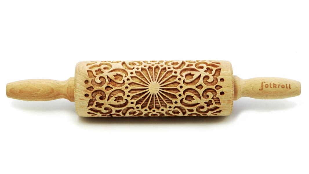 MATTARELLO LEGNO JUNIOR FLOWER MANDALA pz.1 1 MATTARELLO LEGNO JUNIOR FLOWER MANDALA pz.1