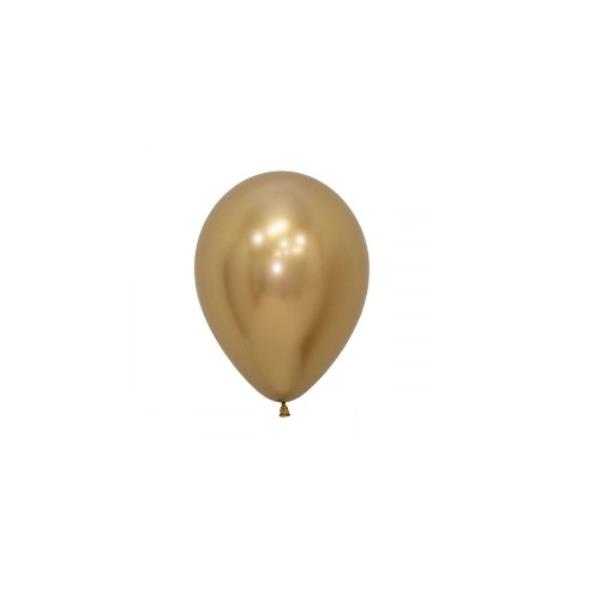 PALLONCINO LATTICE REFLEX ORO 5" PZ.20 1 PALLONCINO LATTICE REFLEX ORO 5" PZ.20