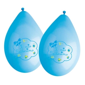 PALLONCINO BATTESIMO CELESTE NEW