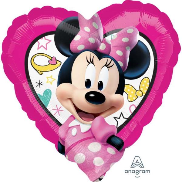 PALLONCINO MYLAR 18" CUORE MINNIE HELPERS