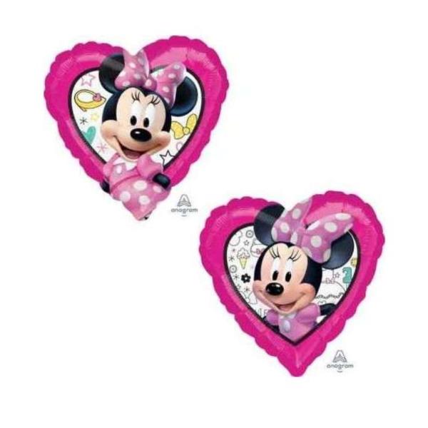 PALLONCINO MYLAR 18" CUORE MINNIE HELPERS
