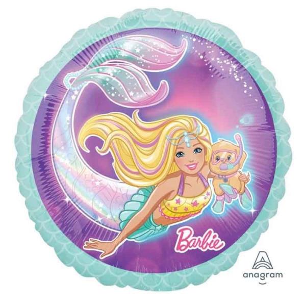 PALLONCINO MYLAR 17" BARBIE DREAMTOPIA SIRENA pz.1 1 PALLONCINO MYLAR 17" BARBIE DREAMTOPIA SIRENA pz.1