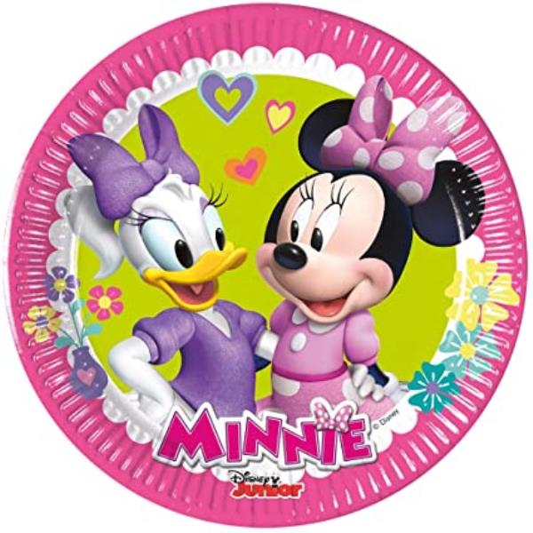 PIATTO Ø19,5 cm. MINNIE HAPPY HELPERS PZ.8 1 PIATTO Ø19,5 cm. MINNIE HAPPY HELPERS PZ.8