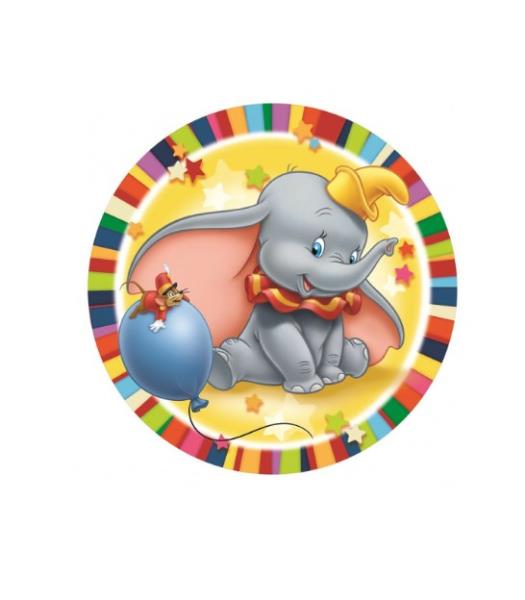 PIATTO Ø20 cm. DUMBO pz.10
