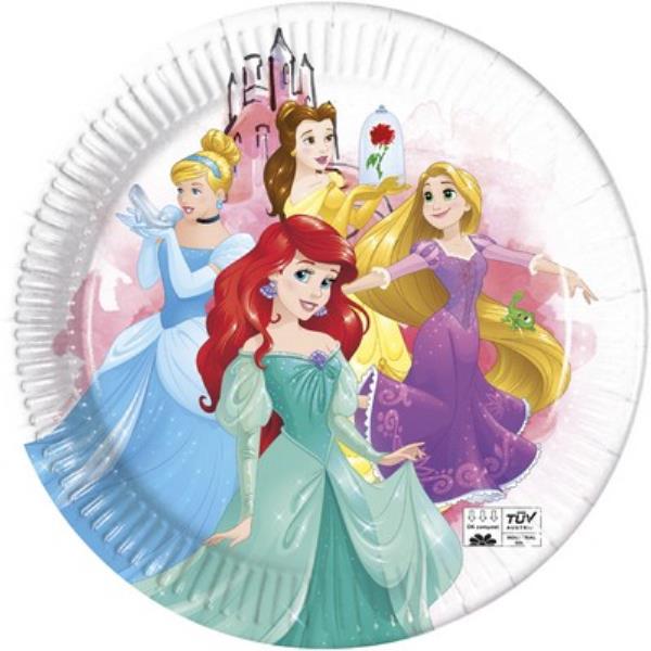 PIATTO COMPOSTABILE Ø23 cm. PRINCIPESSE FABULOUS pz.8 1 PIATTO COMPOSTABILE Ø23 cm. PRINCIPESSE FABULOUS pz.8