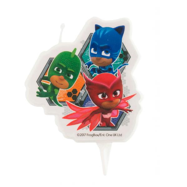 CANDELINA 2D SUPER PIGIAMINI PJ MASKS pz.1 2 CANDELINA 2D SUPER PIGIAMINI PJ MASKS pz.1