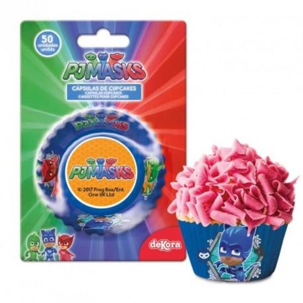 PIROTTINI MUFFIN SUPER PIGIAMINI PJ MASKS pz.50 1 PIROTTINI MUFFIN SUPER PIGIAMINI PJ MASKS pz.50