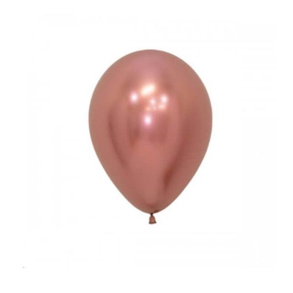 PALLONCINO LATTICE REFLEX ROSE GOLD 5" PZ.20 1 PALLONCINO LATTICE REFLEX ROSE GOLD 5" PZ.20