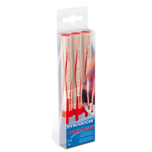 CANDELA MAGIC FLAMBE' MAGIA ROSSA 3 PZ. 1 CANDELA MAGIC FLAMBE' MAGIA ROSSA 3 PZ.