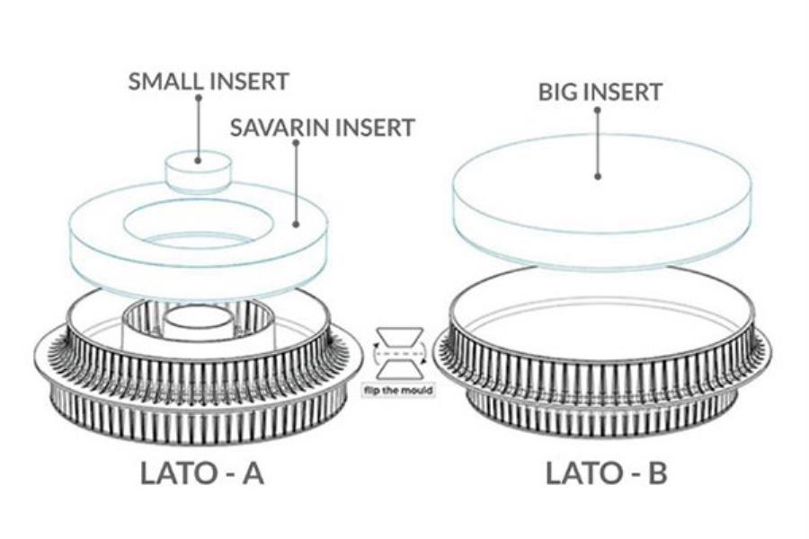 STAMPO SILICONE MULTI-INSERTO ROUND SILIKOMART