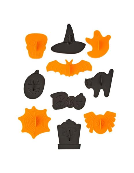 SET 10 TAGLIAPASTA AD IMPRESIONE HALLOWEEN