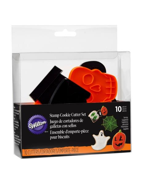 SET 10 TAGLIAPASTA AD IMPRESIONE HALLOWEEN