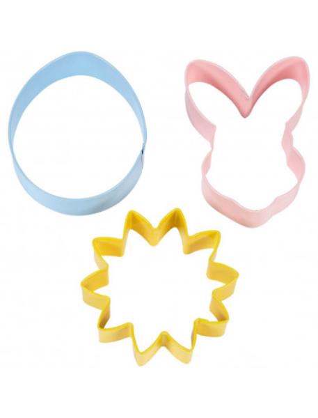 SET 3 TAGLIAPASTA PASQUA FIORE CONIGLIO UOVO 2 SET 3 TAGLIAPASTA PASQUA FIORE CONIGLIO UOVO