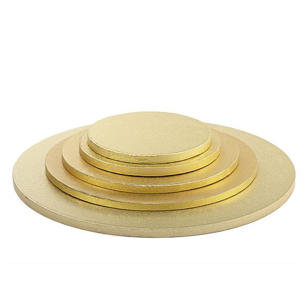 SOTTOTORTA TONDI CARTONE/ALLUMINIO ORO H.1,2 DISPONIBILI IN VARIE MISURE pz.1 1 SOTTOTORTA TONDI CARTONE/ALLUMINIO ORO H.1,2 DISPONIBILI IN VARIE MISURE pz.1