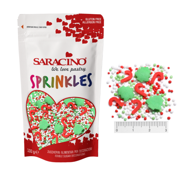 SPRINKLE DECORAZIONI CHRISTMAS CLASSIC 100 gr. 1 SPRINKLE DECORAZIONI CHRISTMAS CLASSIC 100 gr.