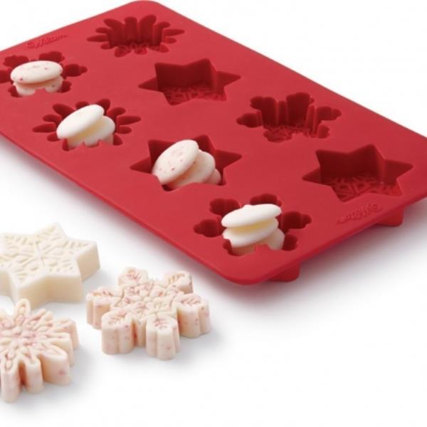 STAMPO SILICONE FIOCCO DI NEVE