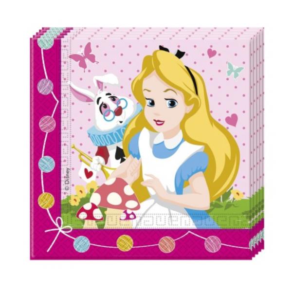 TOVAGLIOLO 33x33 ALICE NEL PAESE DELLE MERAVIGLIE IN WONDERLAND 1 TOVAGLIOLO 33x33 ALICE NEL PAESE DELLE MERAVIGLIE IN WONDERLAND