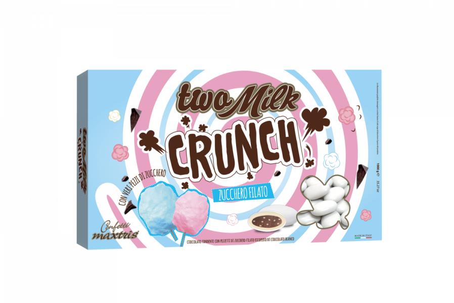 CONFETTI TWO MILK CRUNCH ZUCCHERO FILATO