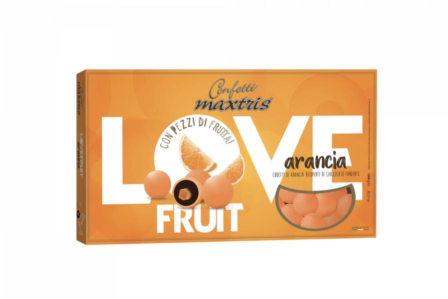 CONFETTI MAXTRIS LOVE FRUIT ARANCETTE 1 CONFETTI MAXTRIS LOVE FRUIT ARANCETTE