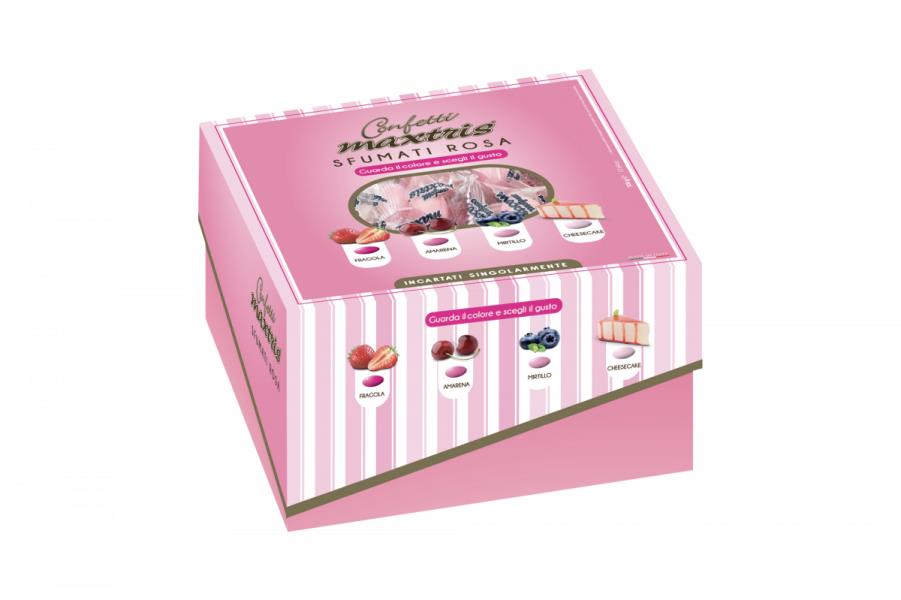 DOLCE ARRIVO MAXTRIS SFUMATI ROSA GR.500 1 DOLCE ARRIVO MAXTRIS SFUMATI ROSA GR.500