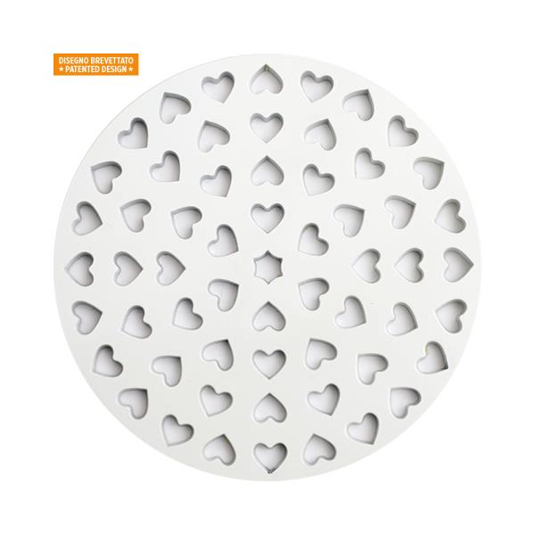 GRIGLIA TAGLIAPASTA PER CROSTATA CUORI CM.30 2 GRIGLIA TAGLIAPASTA PER CROSTATA CUORI CM.30