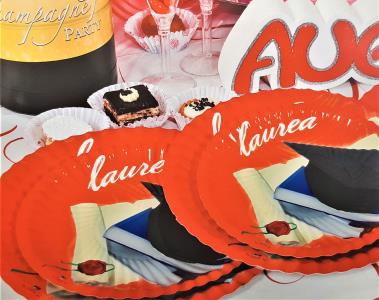 TOVAGLIOLI 25X25 LAUREA pz.20 2 TOVAGLIOLI 25X25 LAUREA pz.20