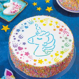 STENCIL UNICORNO Ø 25 cm