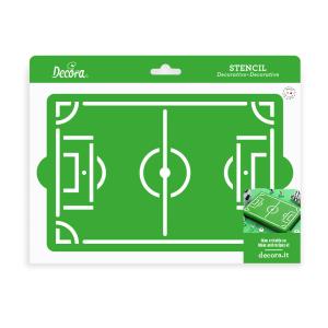 STENCIL CAMPO DA CALCIO 30X20 cm