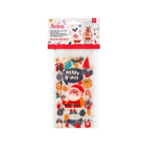 CF.20 SACCHETTI PER ALIMENTI BUON NATALE 12,5x24