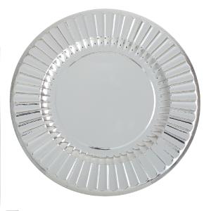 SOTTOPIATTO ROUND SHAPE Ø33 cm. ARGENTO LUCIDO pz.6