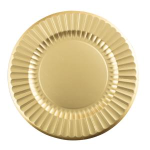 SOTTOPIATTO ROUND SHAPE Ø33 cm. ORO SATINATO pz.6