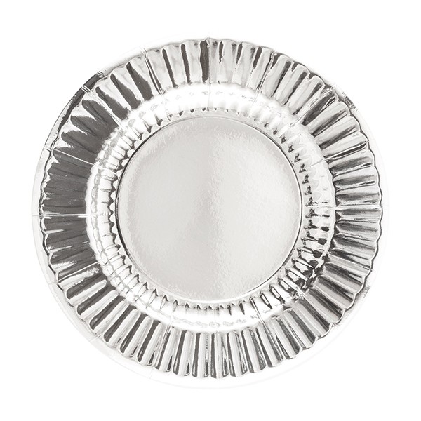 PIATTO PIANO ROUND SHAPE Ø27 cm. ARGENTO LUCIDO PZ.8