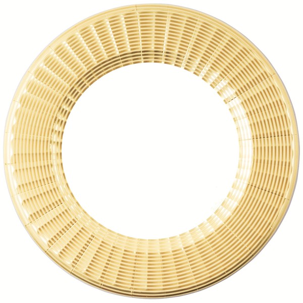 PIATTO MAX ROUND Ø33 cm. ELEGANCE ORO pz.6 1 PIATTO MAX ROUND Ø33 cm. ELEGANCE ORO pz.6