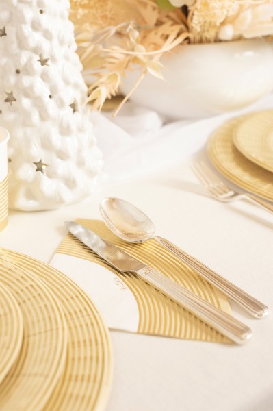 TOVAGLIOLO 33x33 cm. ELEGANCE ORO pz.16 2 TOVAGLIOLO 33x33 cm. ELEGANCE ORO pz.16