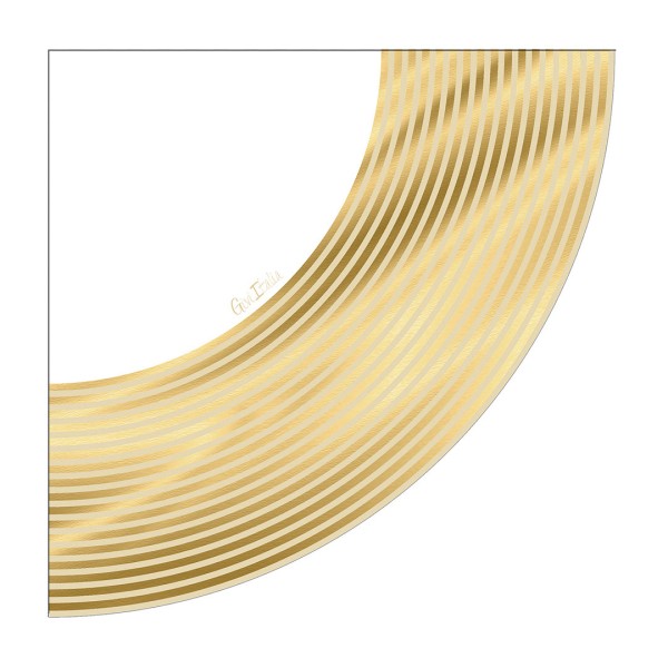 TOVAGLIOLO 33x33 cm. ELEGANCE ORO pz.16 1 TOVAGLIOLO 33x33 cm. ELEGANCE ORO pz.16