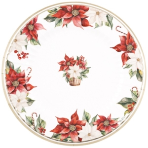 PIATTO MAX ROUND Ø33 cm. STELLA DI NATALE pz.6