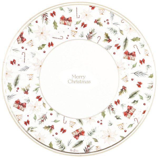 PIATTO MAX ROUND Ø33 cm. A LITTLE CHRISTMAS pz.6 1 PIATTO MAX ROUND Ø33 cm. A LITTLE CHRISTMAS pz.6