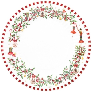 PIATTO MAX ROUND Ø33 cm. CHRISTMAS VINTAGE pz.6