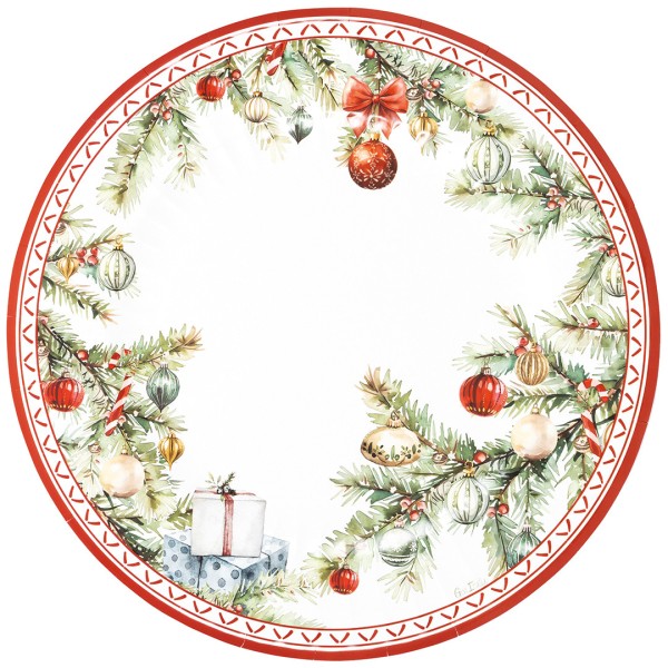 PIATTO MAX ROUND Ø33 cm. CHRISTMAS GIFT pz.6 1 PIATTO MAX ROUND Ø33 cm. CHRISTMAS GIFT pz.6