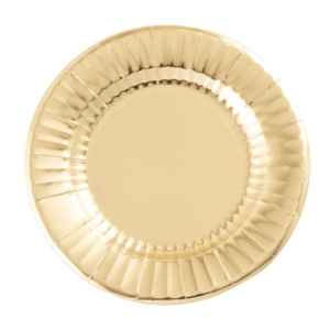 PIATTO PIANO ROUND Ø27 cm. ORO LUCIDO pz.8