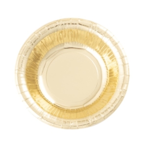 PIATTO FONDO ROUND Ø24 cm. ORO LUCIDO pz.8