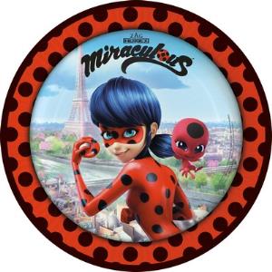 PIATTO CM.23 LADYBUG MIRACULOUS AMSCAN