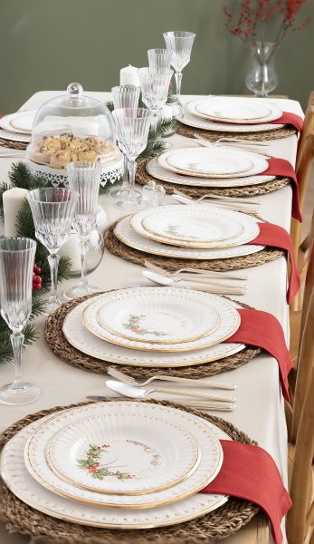 PIATTO DESSERT ROUND SHAPE Ø21 cm. COMPOSTABILE GOLD GARLAND PZ.8 2 PIATTO DESSERT ROUND SHAPE Ø21 cm. COMPOSTABILE GOLD GARLAND PZ.8