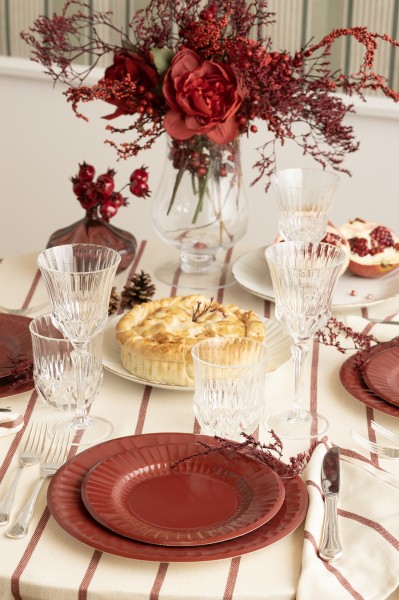 PIATTO MAX ROUND SHAPE Ø33 cm. ROSSO BORDEAUX pz.6 3 PIATTO MAX ROUND SHAPE Ø33 cm. ROSSO BORDEAUX pz.6